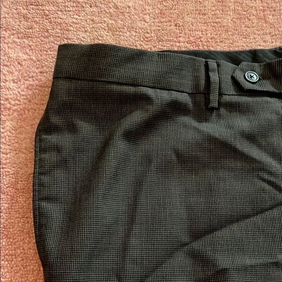 Lands End Charcoal Houndstooth Dress Pants - Picture 5 of 9
